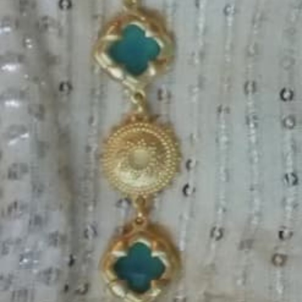 Green and Gold Bracelet